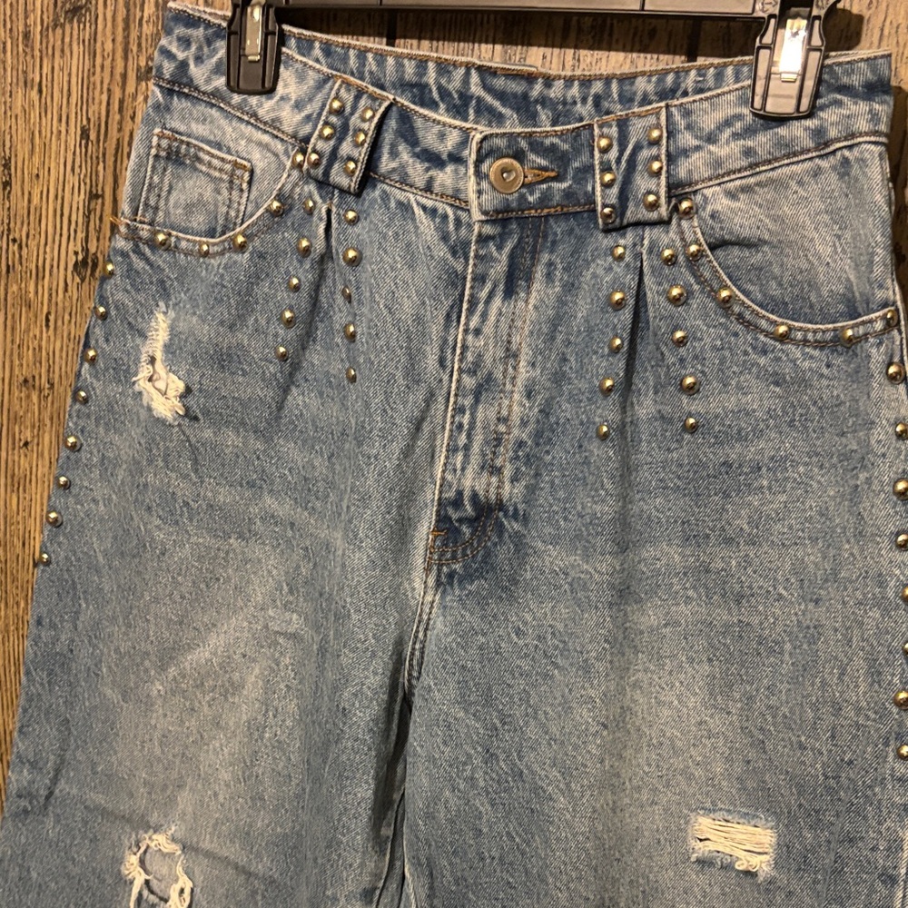Wiya Superb Studded barrel pants M Italy